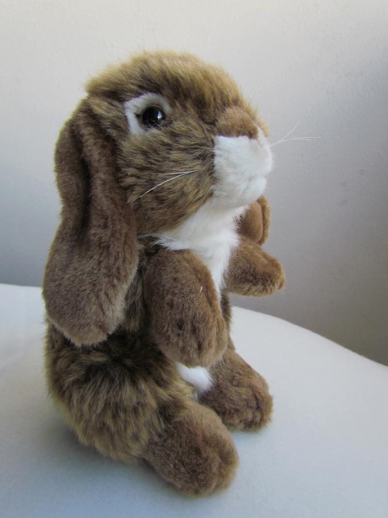 Plyšový králík Teddy hnědý