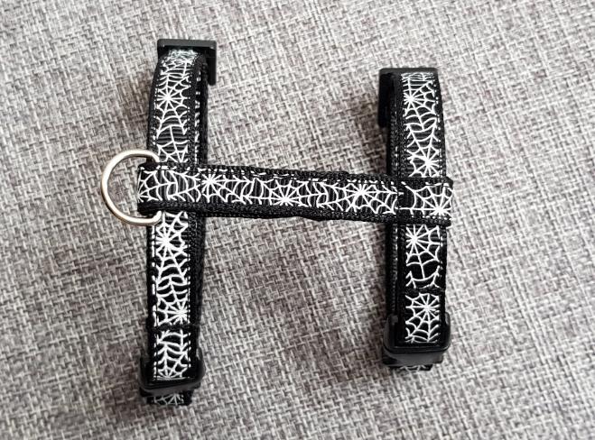 Postrojek- pavučina na černé