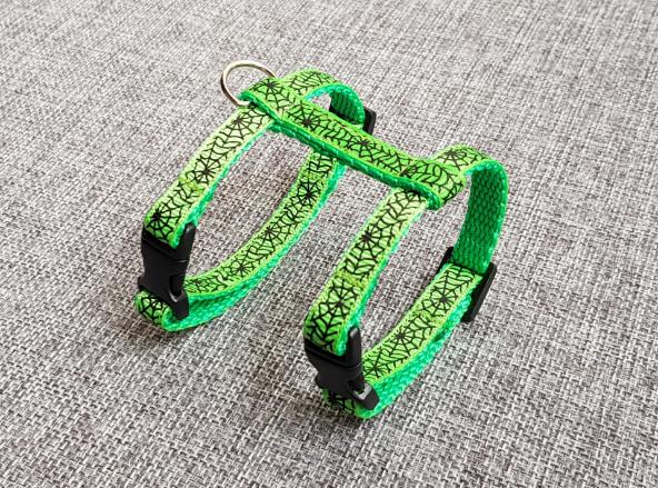 Postrojek- pavučina na zelené