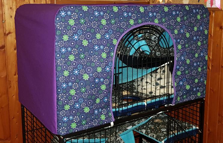 Povlak na horní patro klece