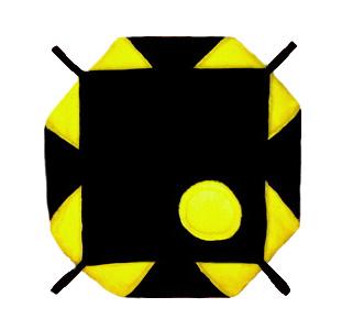 Závěsná hamaka - dvoupatrová s dírou