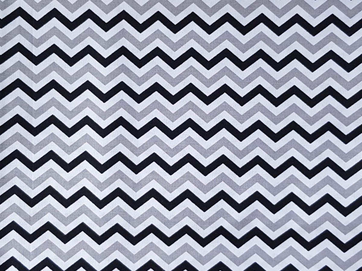Chevron černo/šedý
